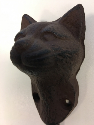 Coat rack - Cat, cast iron